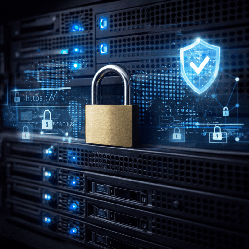 secure hosting is a business decision poster