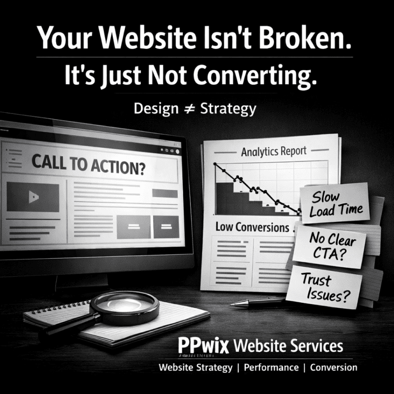 Your Website Isn't Broken Poster